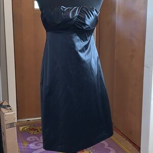 The limited size 2 black cocktail dress, strapless